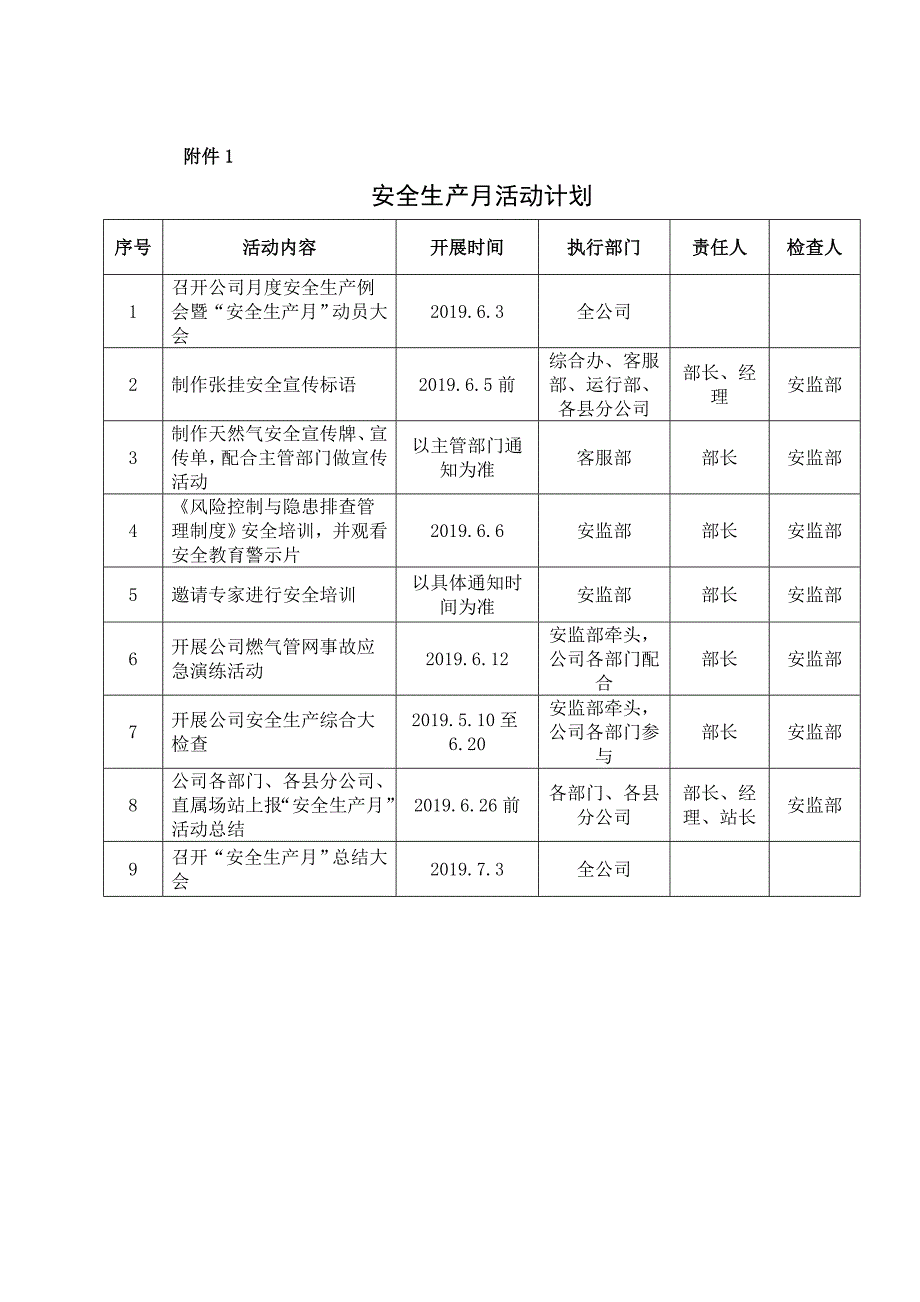 “安全生产月”活动方案9篇和总结模板_第4页