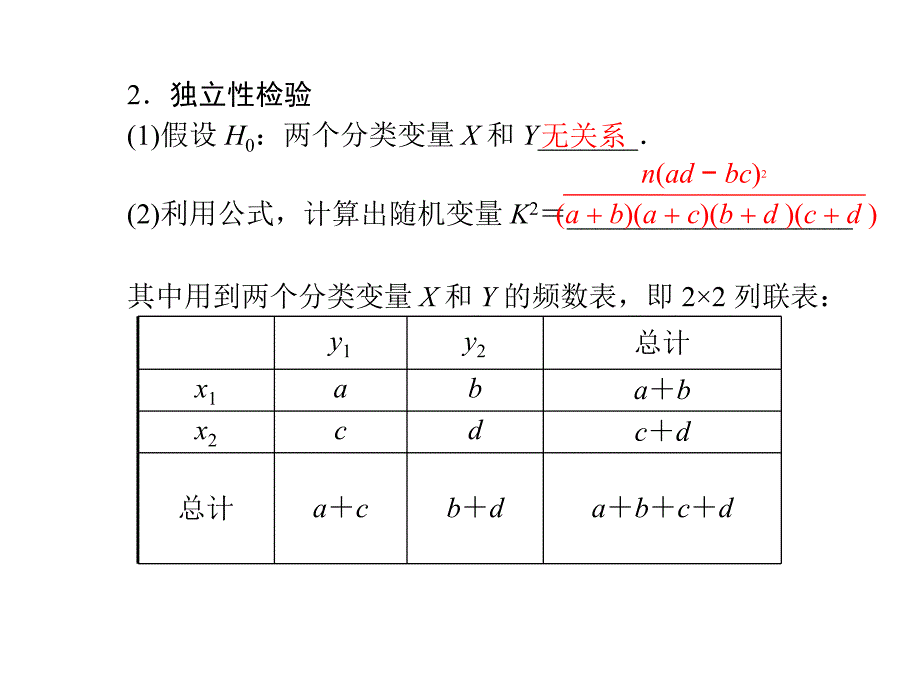 [原创]2012年《高考风向标》高考理科数学一轮复习 第十六章 统计 第3讲 回归分析与独立性检验 [配套课件].ppt资料讲解_第2页