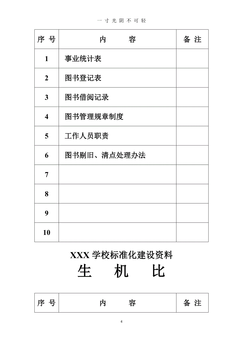 义务教育均衡发展 学校标准化建设档案盒封面（2020年8月）.doc_第4页