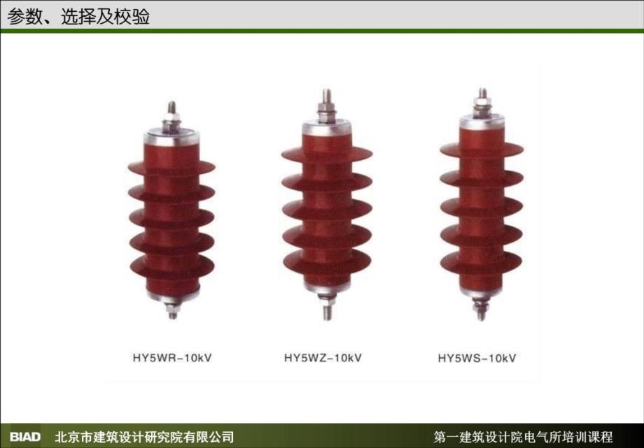 用户末端变电站避雷器和带电显示器选择教学幻灯片_第4页