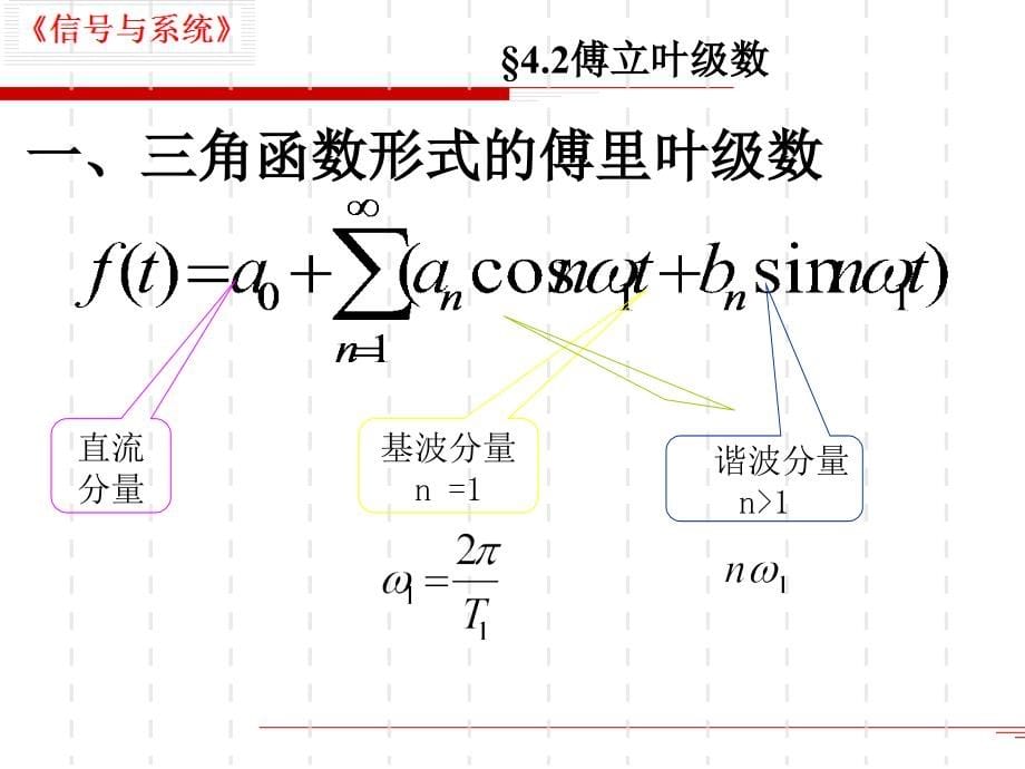 三角函数形式的傅里叶级数幻灯片资料_第5页