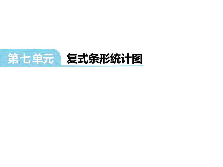 冀教版数学四年级下册教学课件-第七单元复式条形统计图-复式条形统计图_第1页