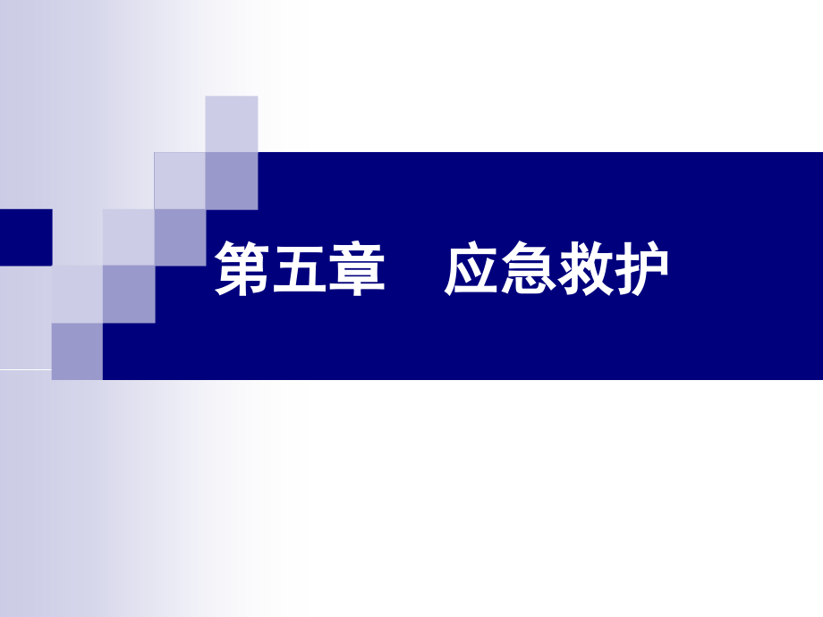 5第五章应急救护培训资料_第1页