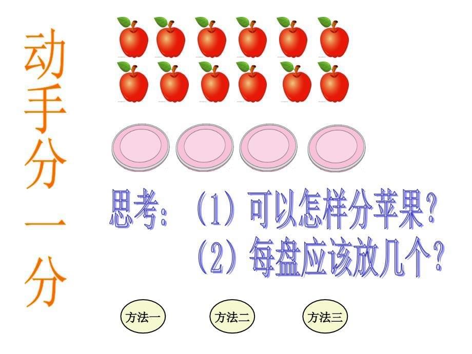 （课堂教学资料）人教版小学数学二年级下册获奖设计-2　表内除法（一）-除法-【课件】除法的初步认识例4_第5页