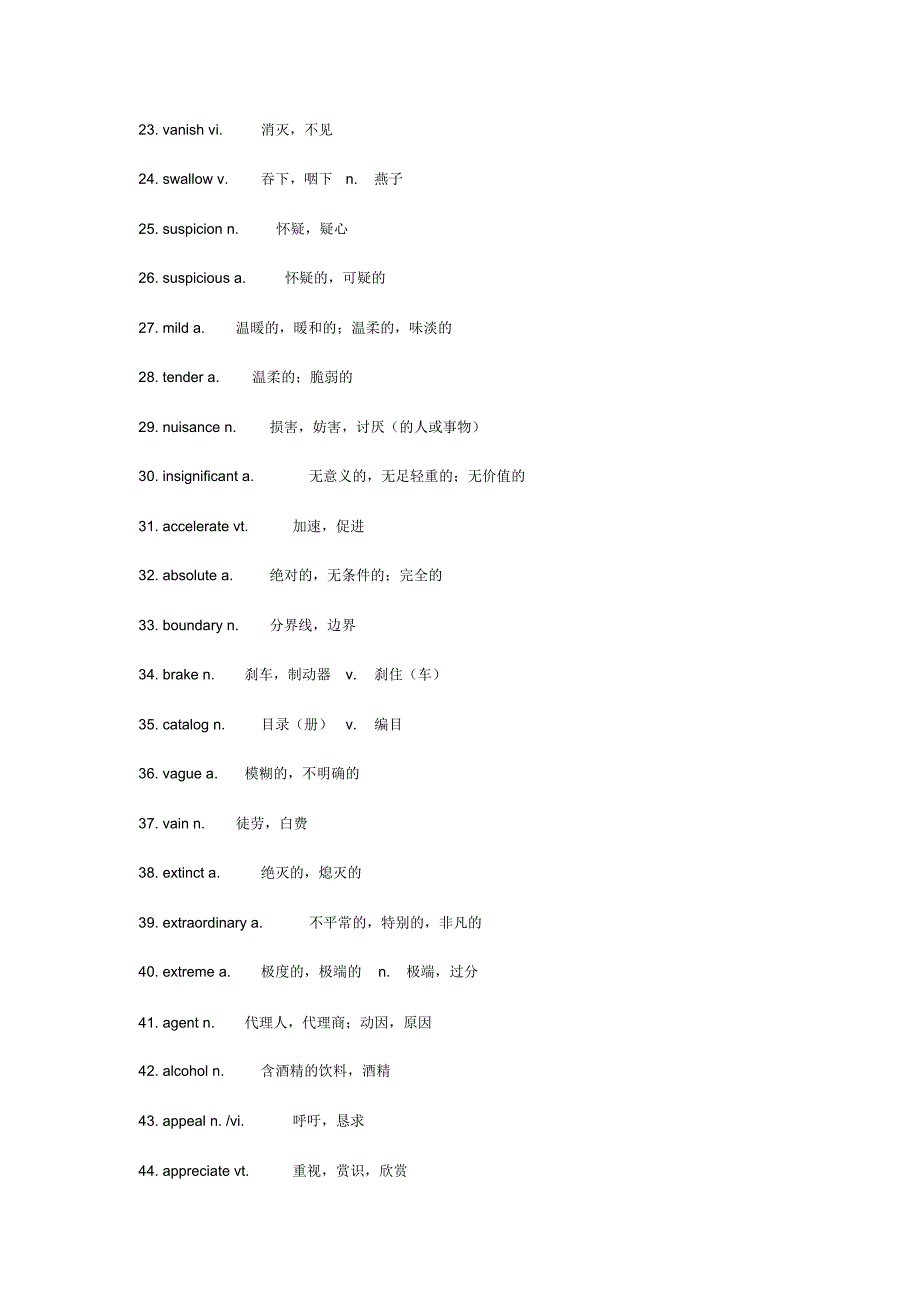 四级英语必背700词汇.pdf_第2页