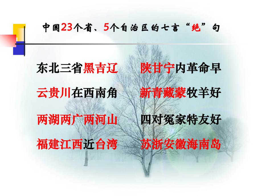 12中国34个省级行政区教学幻灯片_第1页