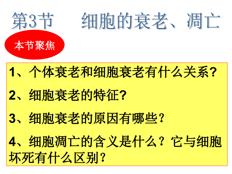 2010细胞的衰老、凋亡、癌变课件_第2页