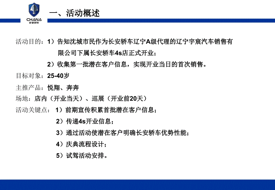 长安轿车沈阳开业庆典活动--改知识课件_第3页