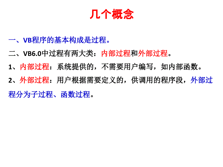 第八章 VB自定义函数与子过程课件_第2页