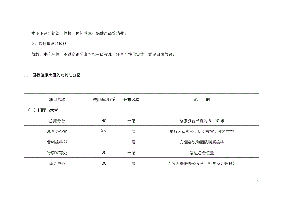 国祯健康大厦功能布局意见书_第2页