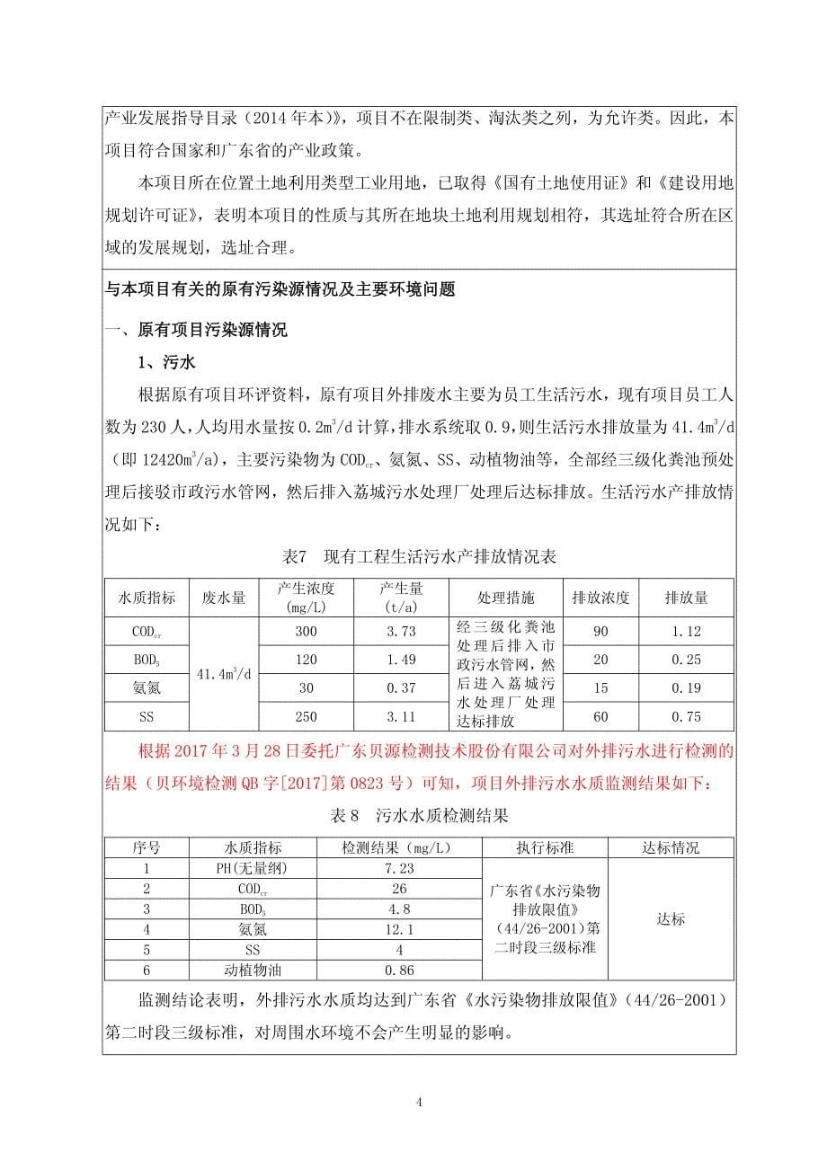 精密金属汽车配件扩建项目环评报告表_第5页