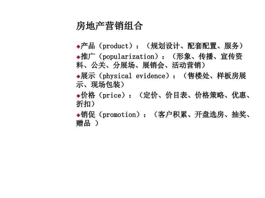 某著名地产策划公司营销策略与销售准备课件_第5页