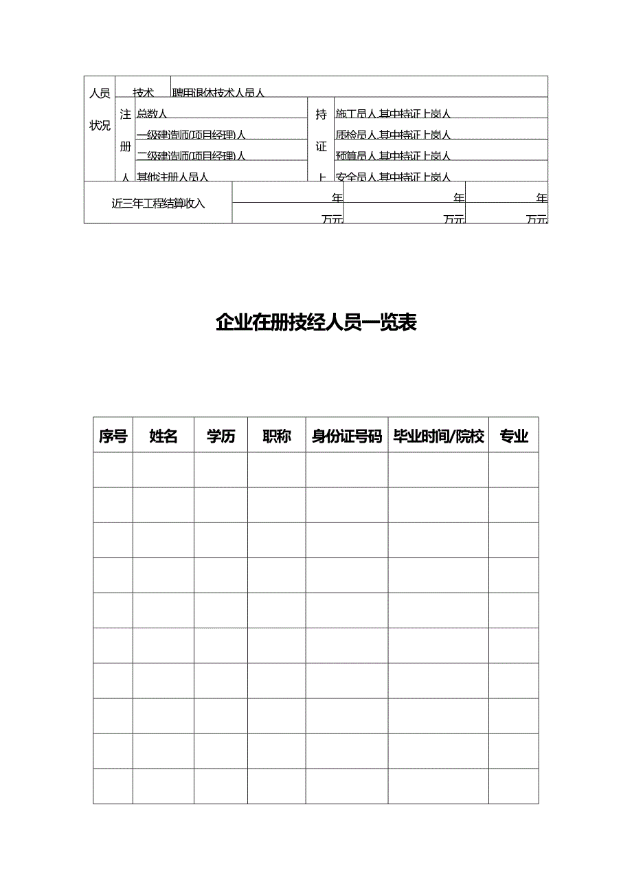 (2020年){工程建筑套表}某市市建筑企业自查表_第3页