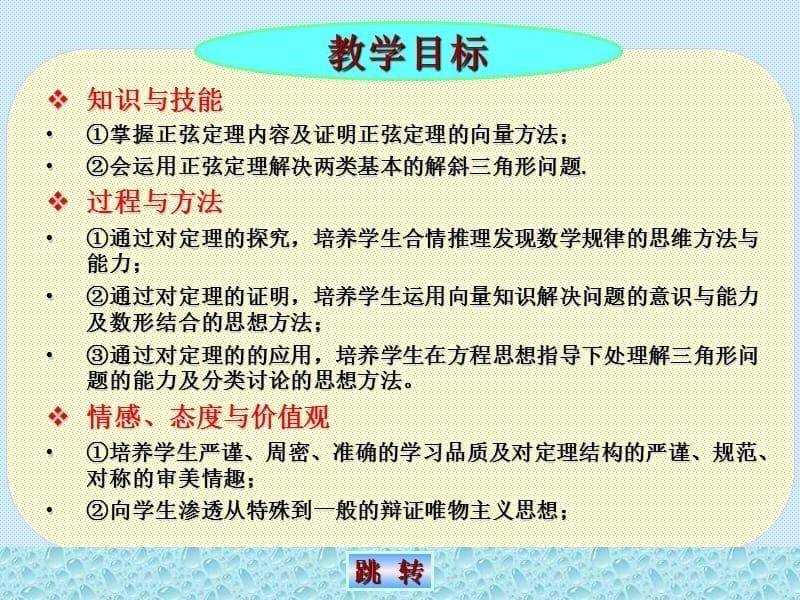 正弦定理的说课课件_第5页