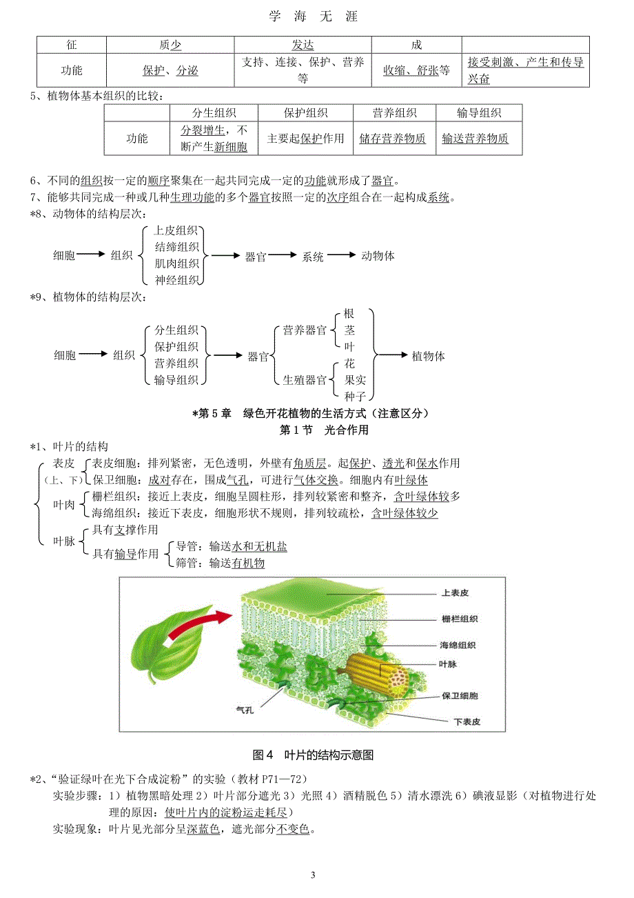 北师大版中考生物复习提纲（2020年九月整理）.doc_第3页