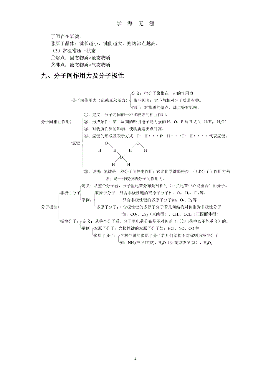 2020届高中化学高考总复习必背知识点总结(全)（2020年九月整理）.doc_第4页