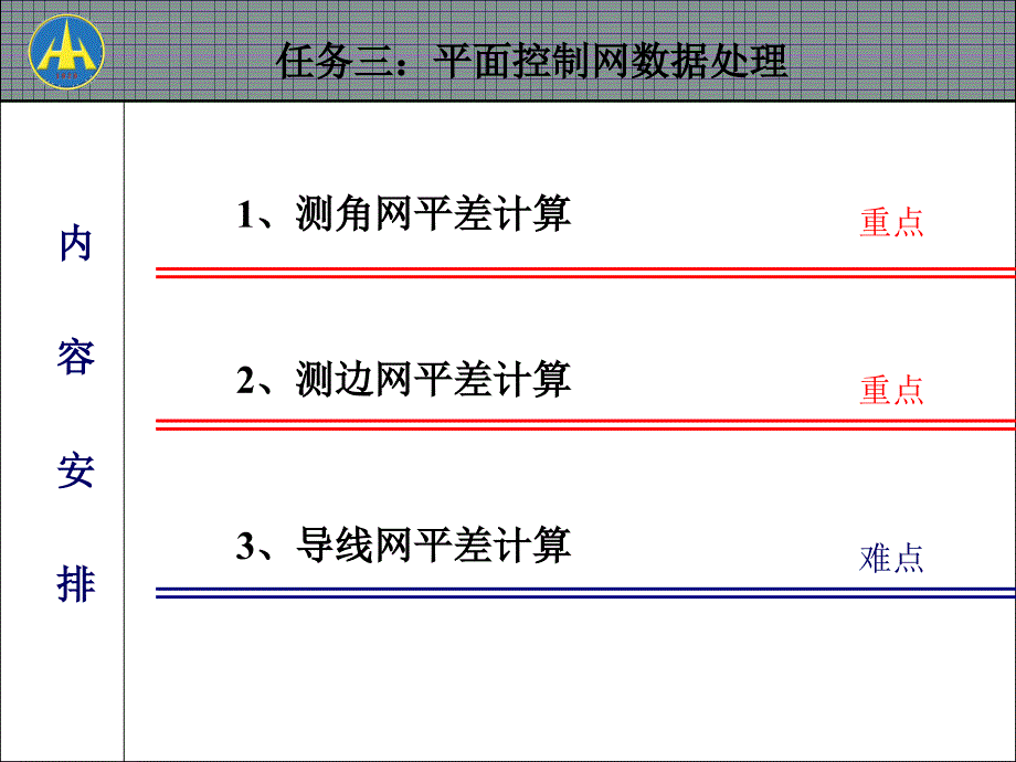 测量平面控制网数据处理课件_第2页