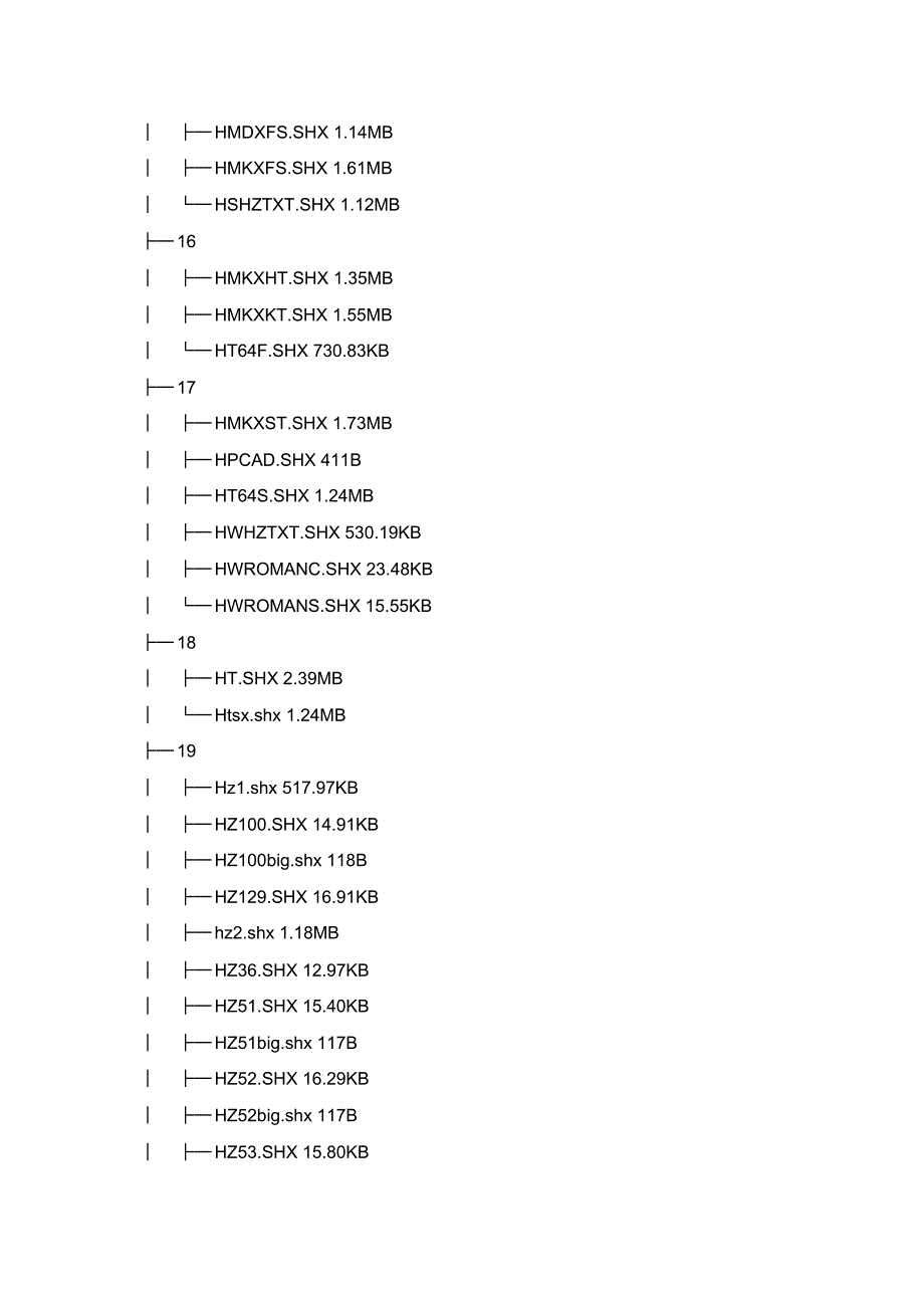 CAD字体大全款字体(附下载地址)[汇编]_第4页