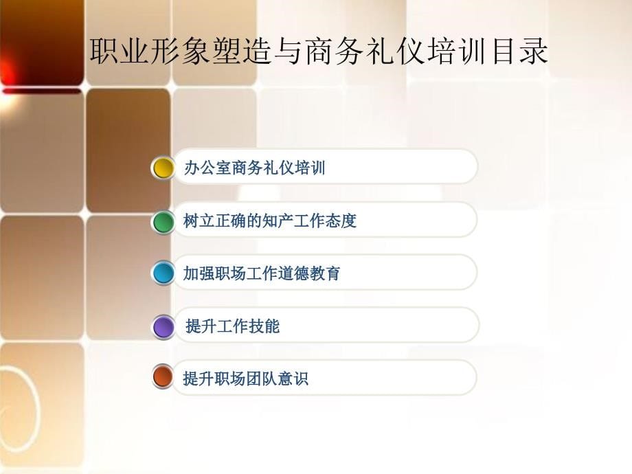 {商务礼仪}职业形象与商务礼仪培训案例18741635_第5页