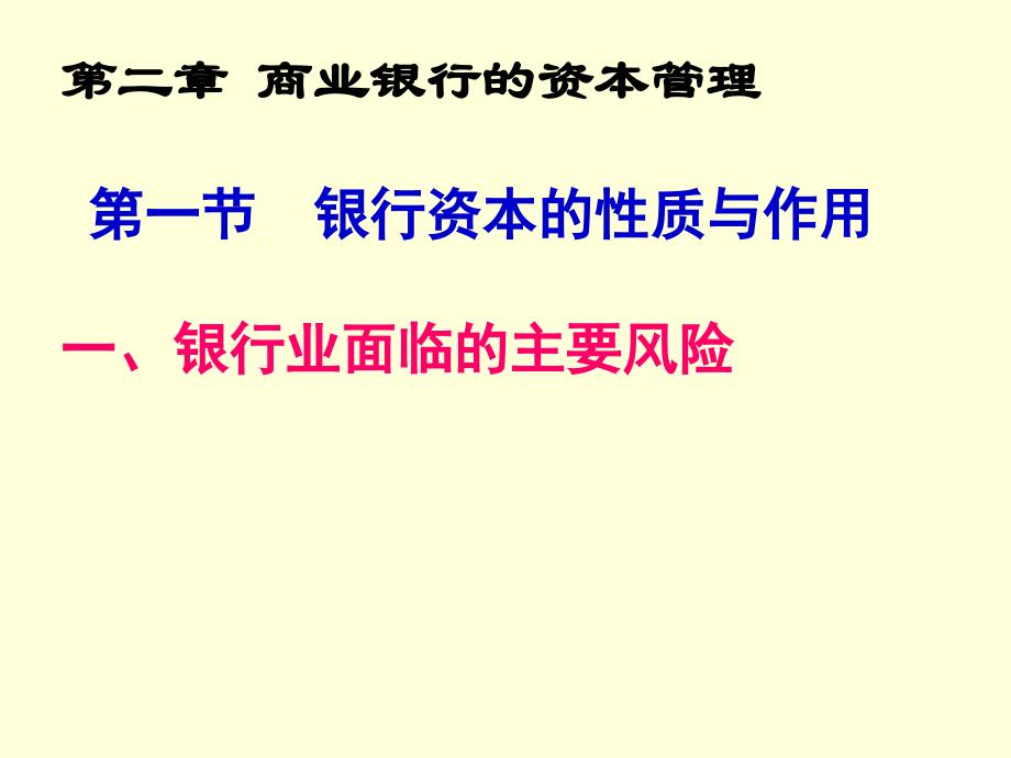 第2章-商业银行的资本管理讲义资料_第2页