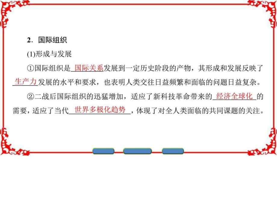 2017-2018学年高中政治（人教版选修3）课件专题14国际组织概观_第4页