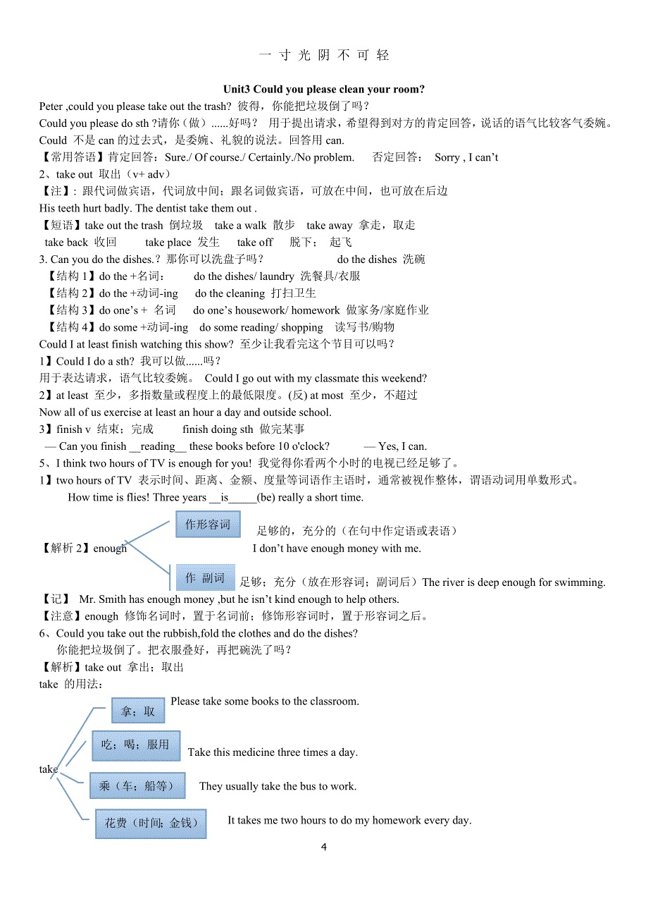 新版人教版八年级英语下册各单元知识点汇总（2020年8月）.doc_第4页