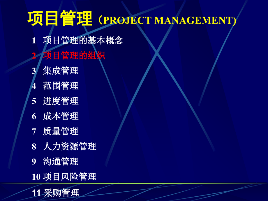 {项目管理项目报告}工程项目管理组织课件_第2页