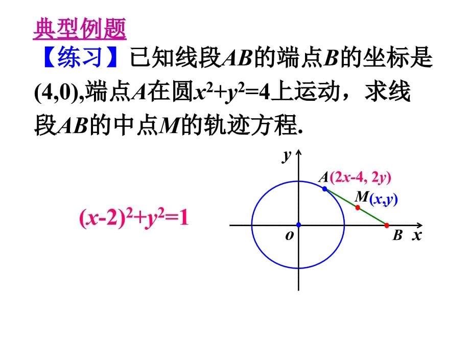 圆的一般方程（轨迹问题）课件_第5页