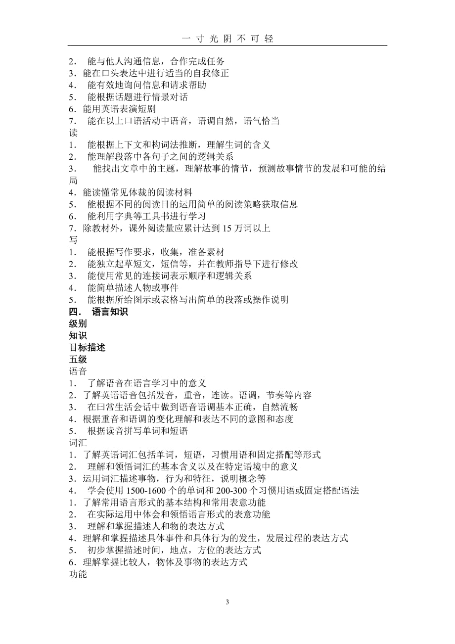 最新初中英语新课程标准（2020年8月）.doc_第3页