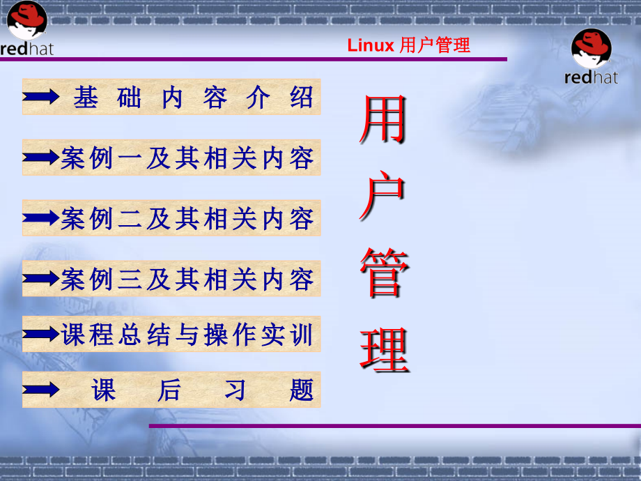 Linux系统第4章用户管理知识讲解_第1页