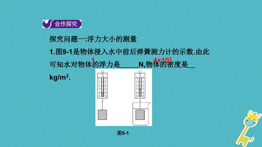 八年级物理下册第九章浮力与升力章末复习课件（新版）粤教沪版_第3页