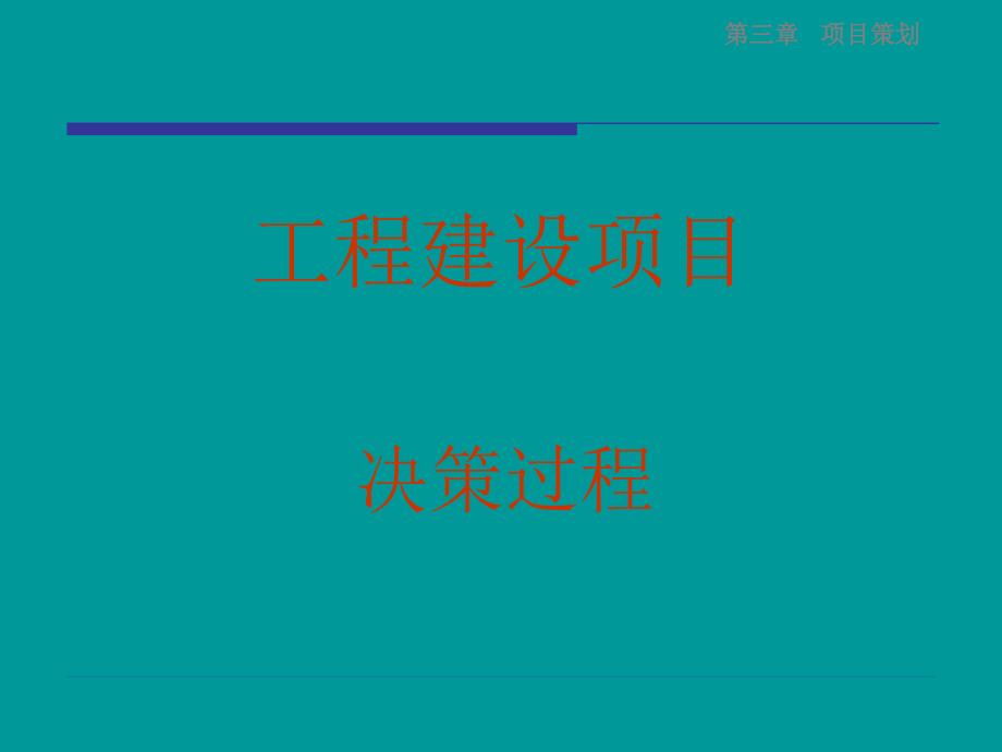 {项目管理项目报告}3项目决策过程_第1页