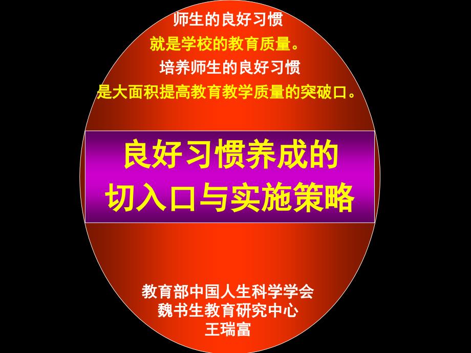 {战略管理}习惯养成切入口与实施策略讲义_第1页