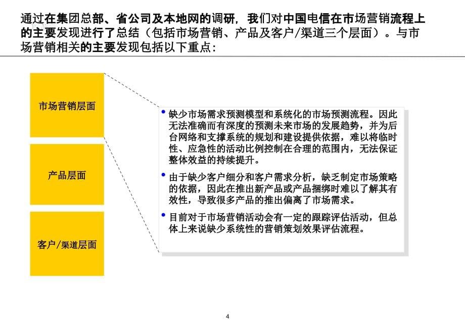 {项目管理项目报告}中国电信市场营销再造项目_第5页