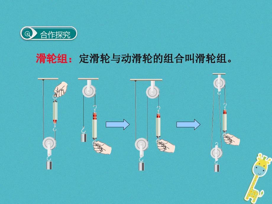 八年级物理下册第十二章第2节滑轮（第2课时滑轮组、轮轴和斜面）课件（新版）新人教版_第3页