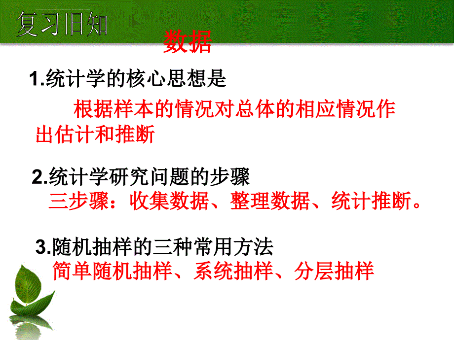 用样本的频率分布估计总体分布（公开课）课件_第2页