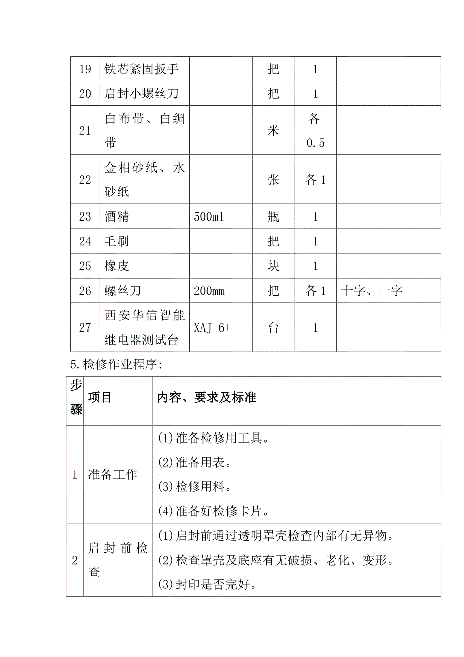 安全型继电器JZXC检修作业指导书_第3页