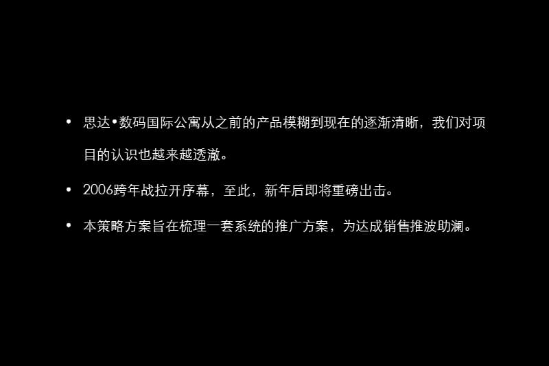 {战略管理}青铜骑士思达数码国际公寓年度策略思考含平面98PPT_第2页