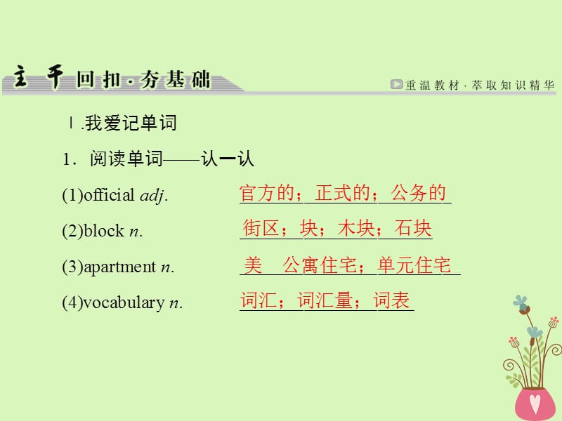 高考英语大一轮复习第1部分模块复习方略Unit2Englisharoundtheworld课件新人教版必修1_第2页