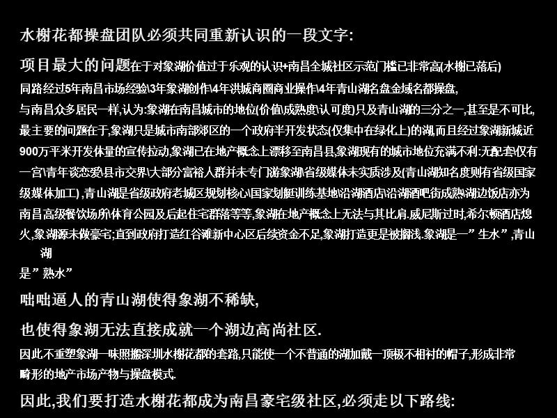 {战略管理}同路某市象湖水榭花都开盘整合推广策略含平面50PPT_第2页