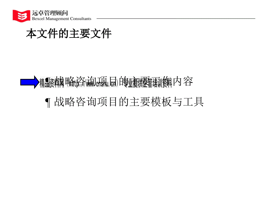 {战略管理}战略咨询项目的主要工作内容模板与工具_第3页