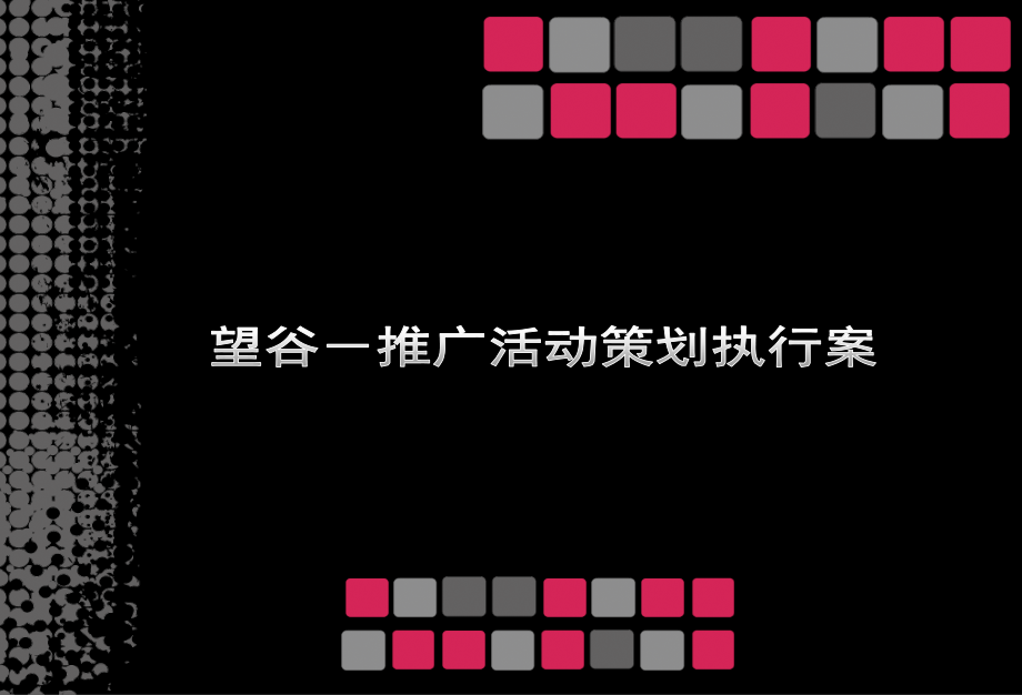 {营销策划方案}望谷推广活动策划执行案_第1页