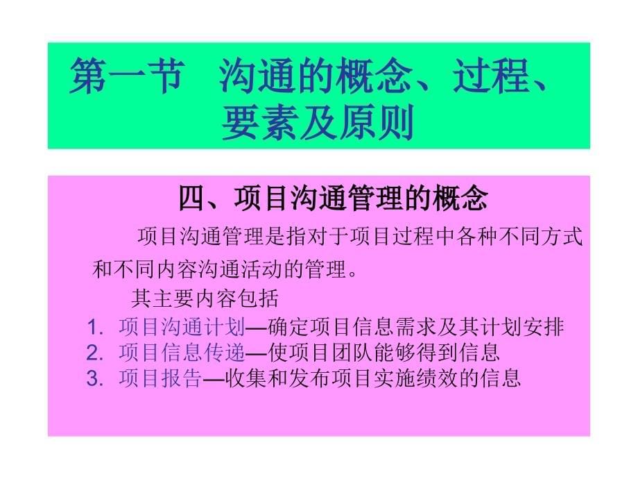 {项目管理项目报告}第七章项目沟通和冲突管理_第5页