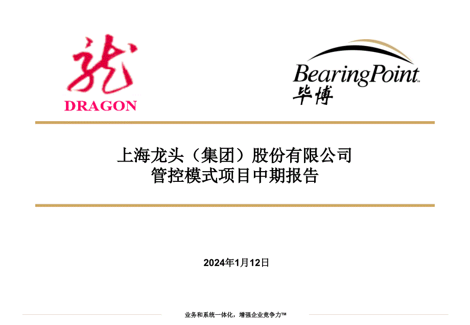 {项目管理项目报告}某市某集团管控模式项目中期报告_第1页