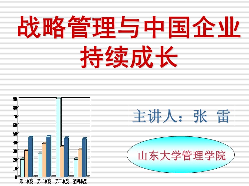 {战略管理}战略管理与中国企业持续成长_第1页