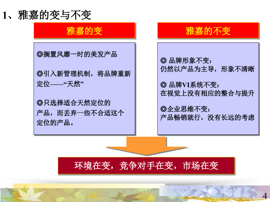 {战略管理}雅嘉品牌整合策略研究报告_第4页