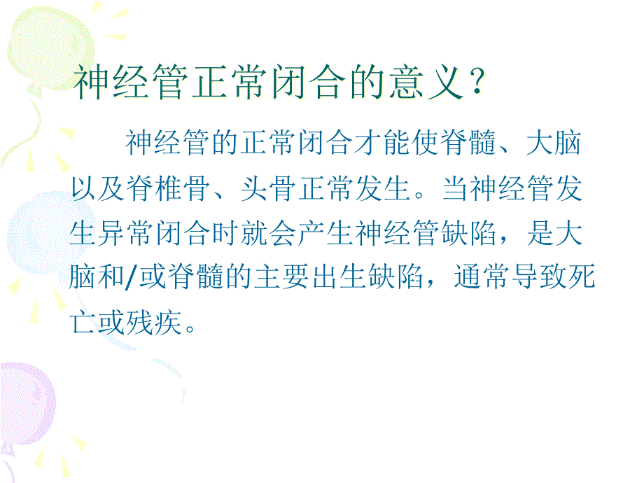 {项目管理项目报告}某年增补叶酸预防神经管缺陷项目培训讲义_第3页