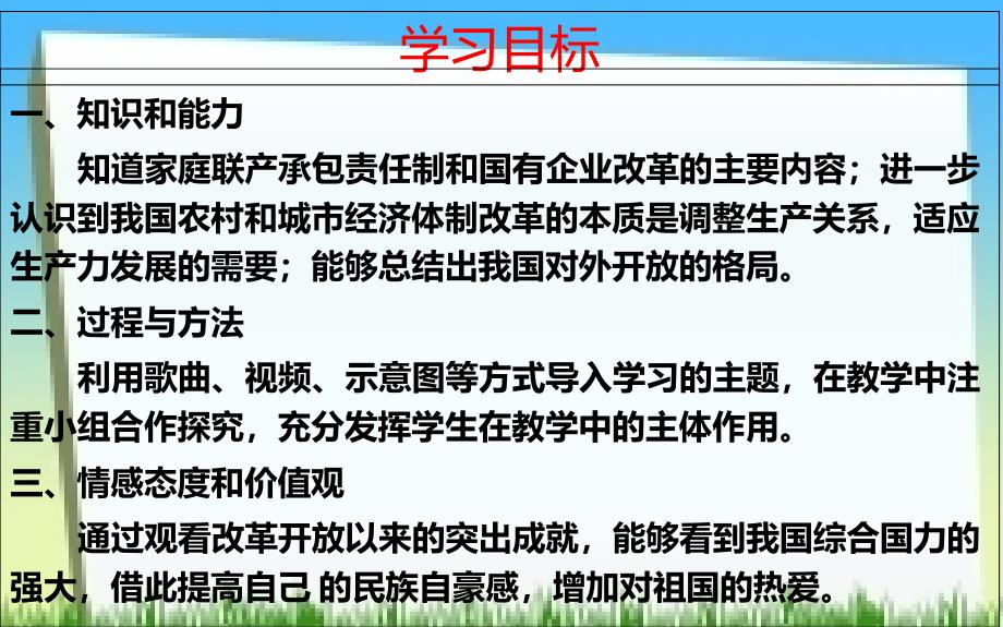 第九课改革开放电子教案_第2页