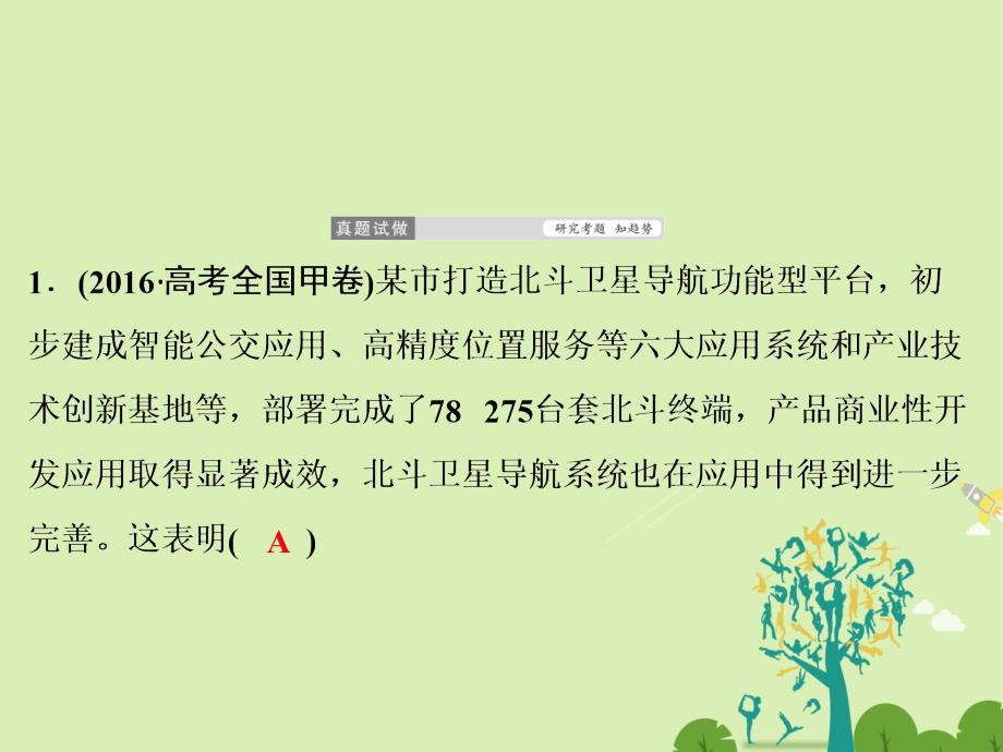 高考政治二轮复习第一部分专题突破方略十一思想方法与创新意识4创新意识与社会进步课件_第2页