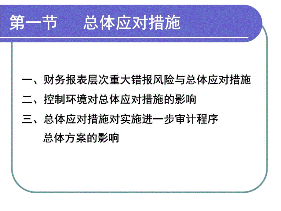 第5章 审计风险应对电子教案_第4页